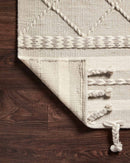 Loloi II Sawyer Collection - Contemporary Hand Loomed Rug in Silver (SAW-05)