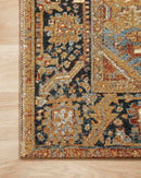 Loloi Sebastian Collection - Traditional Power Loomed Rug in Red & Navy (SEB-03)