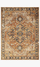 Loloi Sebastian Collection - Traditional Power Loomed Rug in Red & Navy (SEB-03)