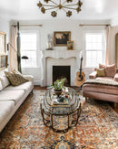 Loloi Sebastian Collection - Traditional Power Loomed Rug in Red & Navy (SEB-03)