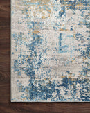 Loloi Sienne Collection - Contemporary Power Loomed Rug in Grey & Blue (SIE-06)
