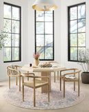 Loloi II Skye Collection - Traditional Power Loomed Rug in Blush & Grey (SKY-01)