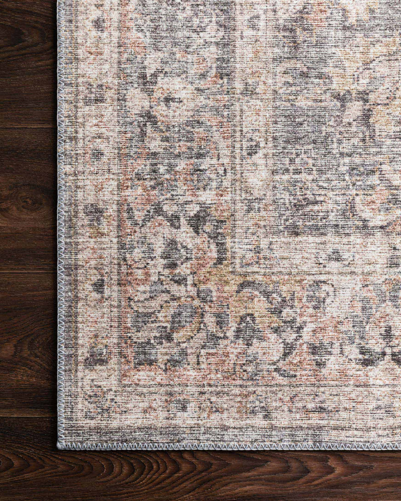 Loloi II Skye Collection - Traditional Power Loomed Rug in Grey & Apricot (SKY-01)