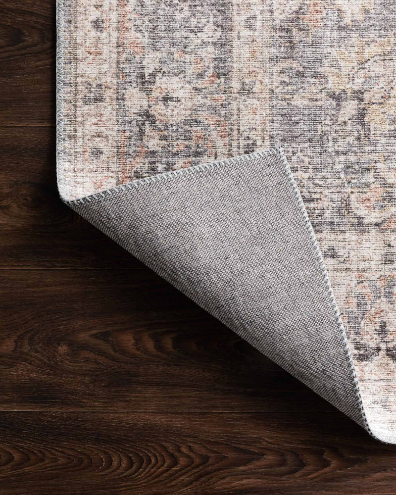 Loloi II Skye Collection - Traditional Power Loomed Rug in Grey & Apricot (SKY-01)