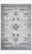 Loloi II Skye Collection - Traditional Power Loomed Rug in Silver & Grey (SKY-02)