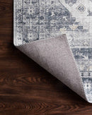 Loloi II Skye Collection - Traditional Power Loomed Rug in Silver & Grey (SKY-02)