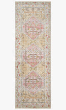 Loloi II Skye Collection - Traditional Power Loomed Rug in Gold & Blush (SKY-04)