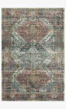 Loloi II Skye Collection - Traditional Power Loomed Rug in Apricot & Mist (SKY-06)