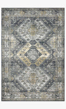 Loloi II Skye Collection - Traditional Power Loomed Rug in Graphite & Silver (SKY-09)