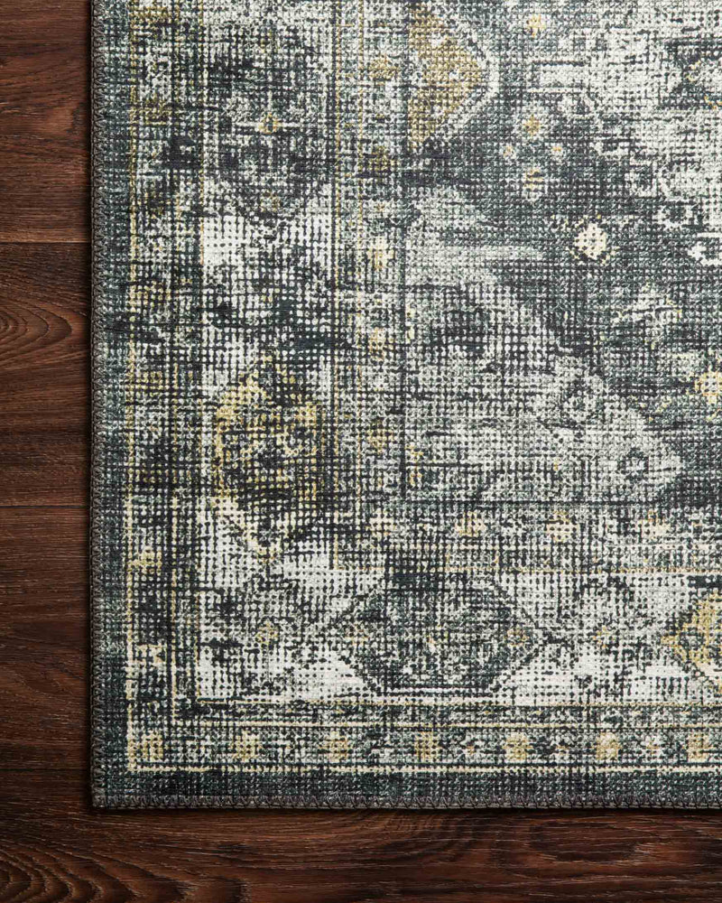 Loloi II Skye Collection - Traditional Power Loomed Rug in Graphite & Silver (SKY-09)