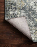 Loloi II Skye Collection - Traditional Power Loomed Rug in Graphite & Silver (SKY-09)