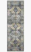Loloi II Skye Collection - Traditional Power Loomed Rug in Graphite & Silver (SKY-09)