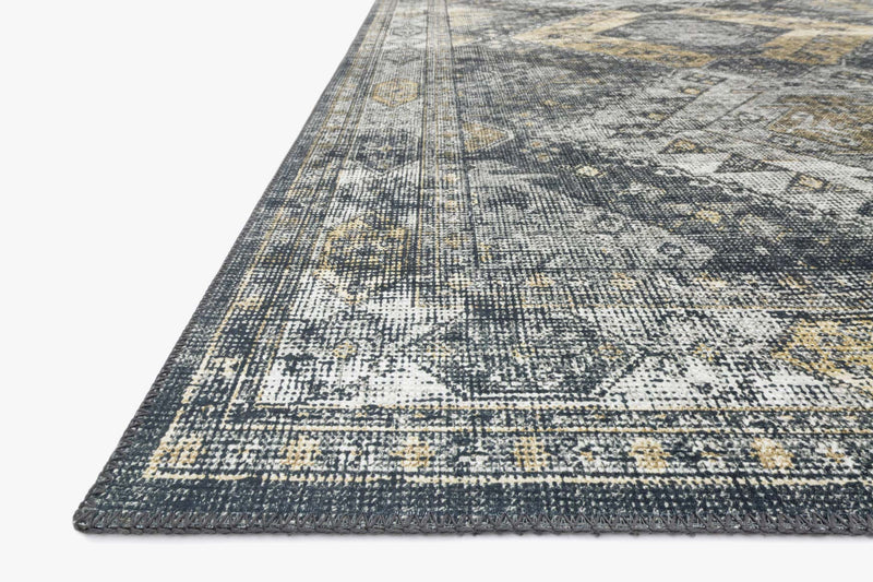 Loloi II Skye Collection - Traditional Power Loomed Rug in Graphite & Silver (SKY-09)