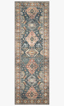 Loloi II Skye Collection - Traditional Power Loomed Rug in Sea & Rust (SKY-10)
