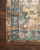 Loloi II Skye Collection - Traditional Power Loomed Rug in Rust & Blue (SKY-11)