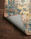 Loloi II Skye Collection - Traditional Power Loomed Rug in Rust & Blue (SKY-11)