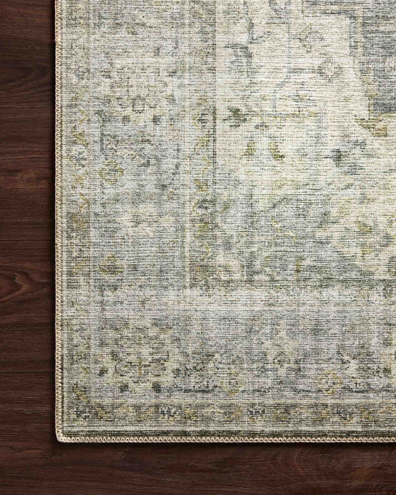 Loloi II Skye Collection - Traditional Power Loomed Rug in Charcoal & Dove (SKY-12)