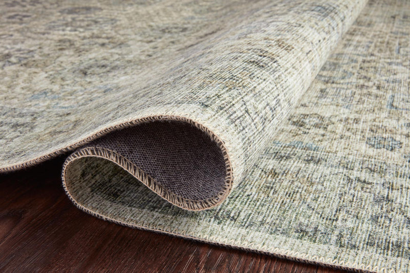 Loloi II Skye Collection - Traditional Power Loomed Rug in Natural & Sage (SKY-14)