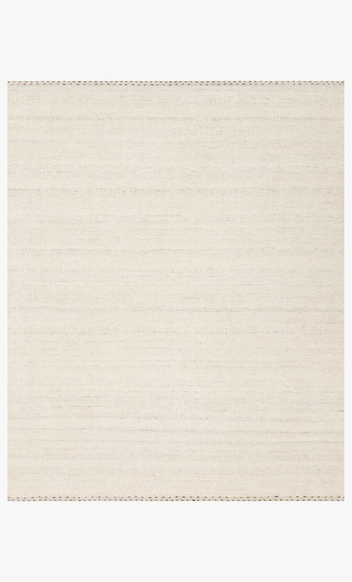 Light beige contemporary hand-woven rug with subtle flatweave texture