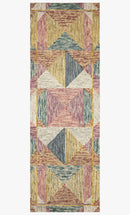 Loloi II Spectrum Collection - Contemporary Hooked Rug in Silver & Fiesta (SPE-01)