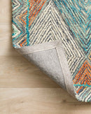Loloi II Spectrum Collection - Contemporary Hooked Rug in Sunset & Ocean (SPE-02)