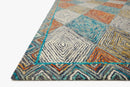 Loloi II Spectrum Collection - Contemporary Hooked Rug in Sunset & Ocean (SPE-02)