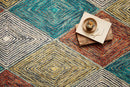 Loloi II Spectrum Collection - Contemporary Hooked Rug in Sunset & Ocean (SPE-02)
