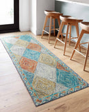 Loloi II Spectrum Collection - Contemporary Hooked Rug in Sunset & Ocean (SPE-02)