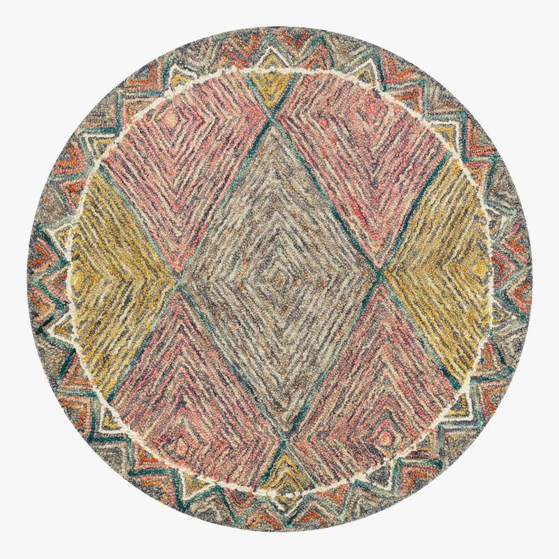 Loloi II Spectrum Collection - Contemporary Hooked Rug in Turquoise & Fiesta (SPE-02)
