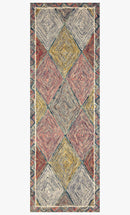 Loloi II Spectrum Collection - Contemporary Hooked Rug in Turquoise & Fiesta (SPE-02)