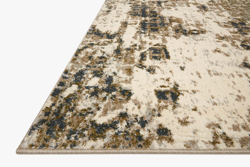 Loloi II Spirit Collection - Contemporary Power Loomed Rug in Pewter & Olive (SPI-01)