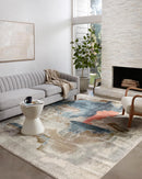 Loloi II Spirit Collection - Contemporary Power Loomed Rug in Stone (SPI-05)