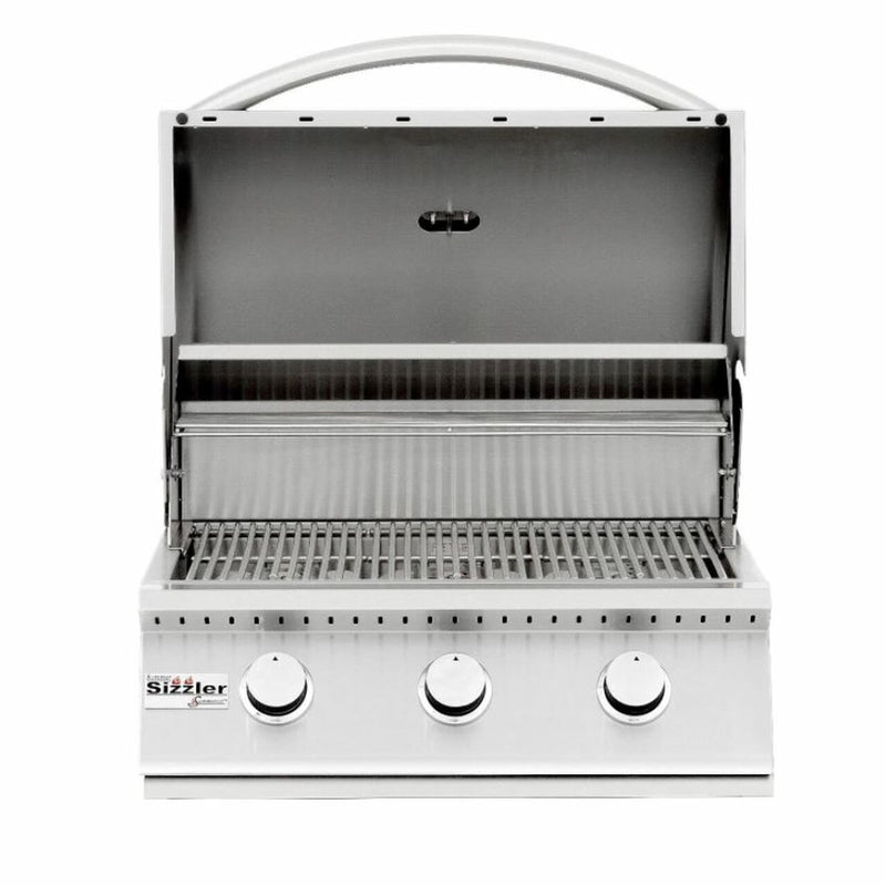 Summerset 26-Inch Sizzler 3-Burner Built-In Natural Gas Grill in Stainless Steel (SIZ26-NG)