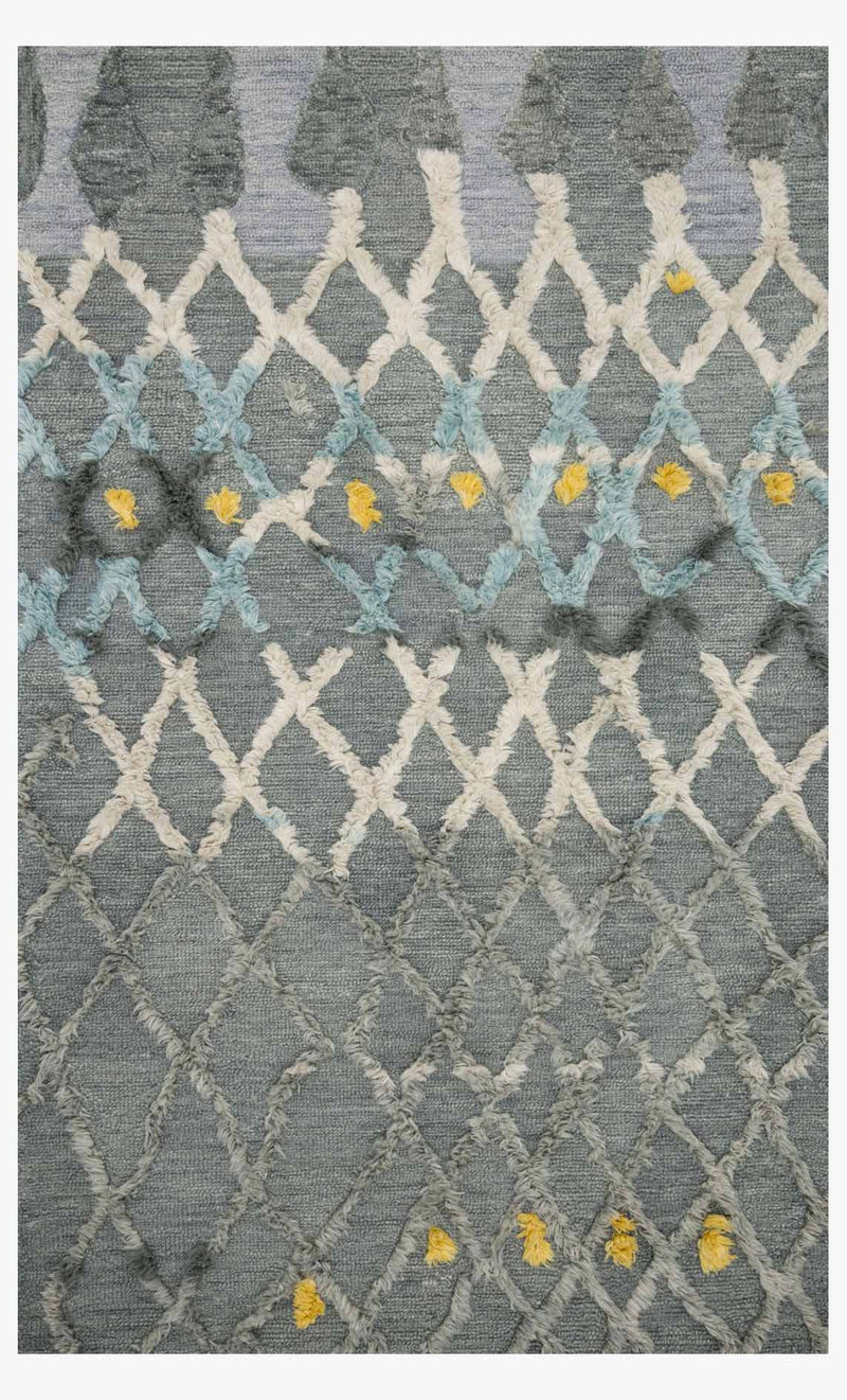 Justina Blakeney x Loloi Symbology Collection - Contemporary Hand Tufted Rug in Grey (SYM-03)