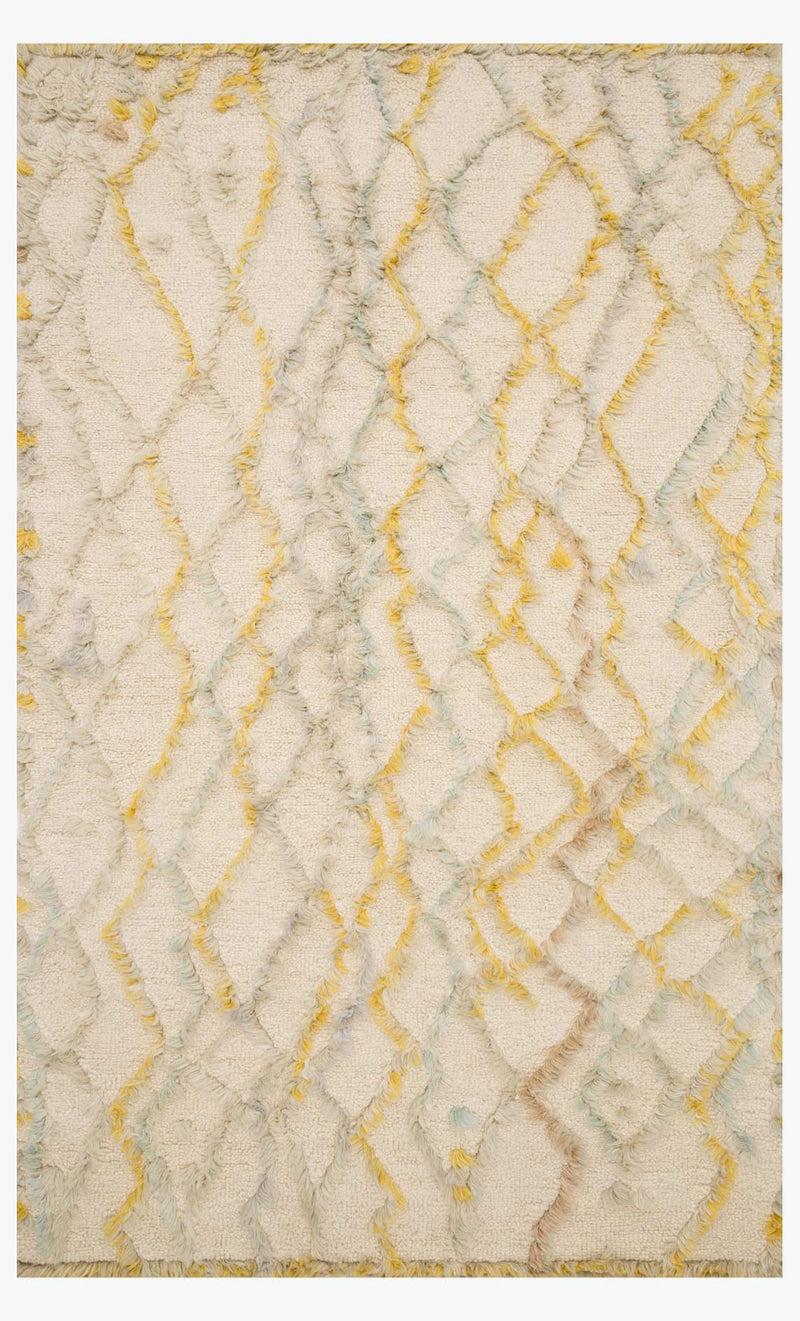 Justina Blakeney x Loloi Symbology Collection - Contemporary Hand Tufted Rug in Ivory & Multi (SYM-05)