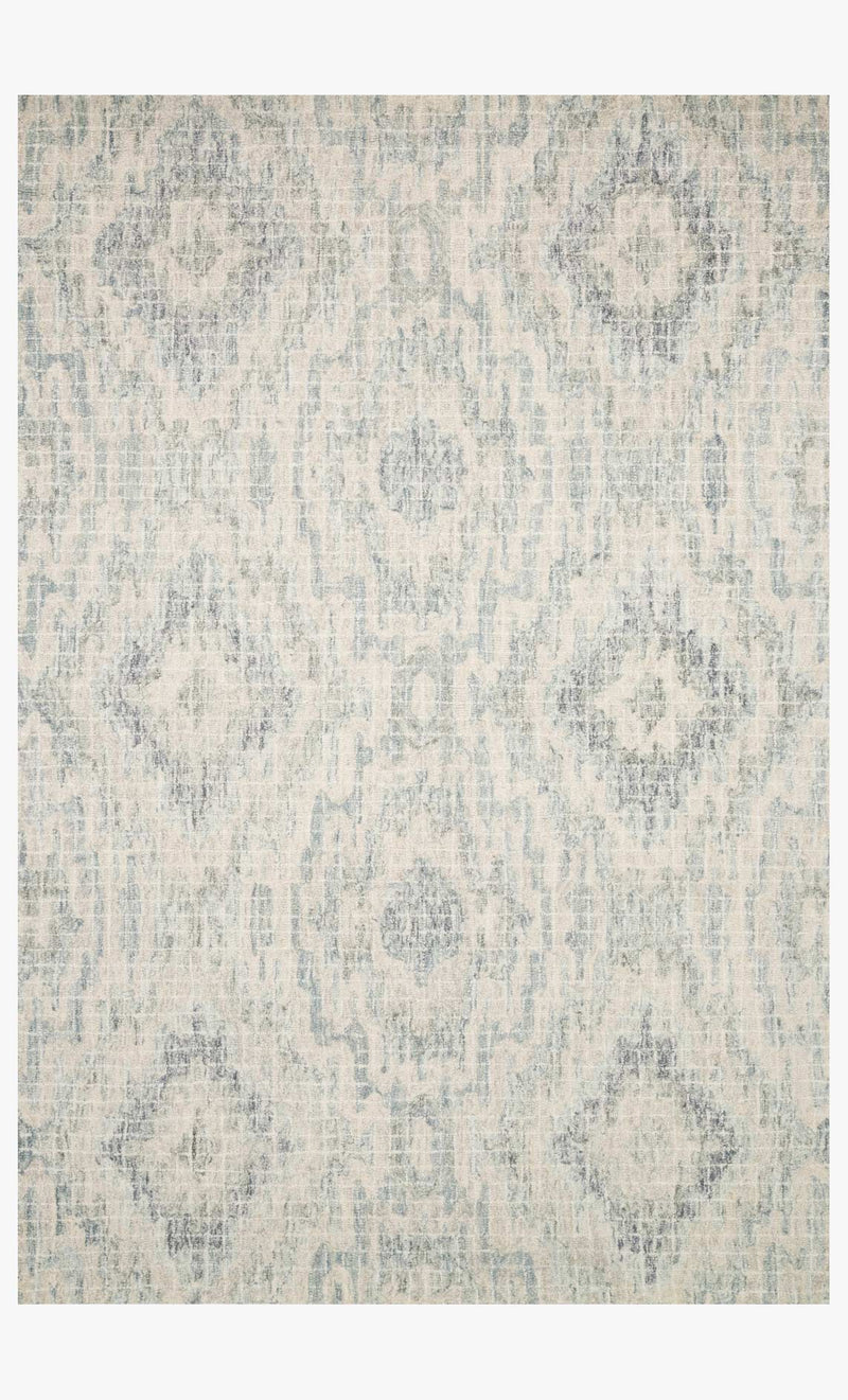 Loloi Tatum Collection - Transitional Hooked Rug in Slate & Silver (TW-01)