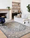 Loloi II Teagan Collection - - Power Loomed Rug in Denim & Mist (TEA-01)