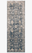 Loloi II Teagan Collection - - Power Loomed Rug in Denim & Pebble (TEA-03)