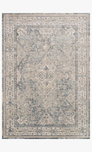 Loloi II Teagan Collection - - Power Loomed Rug in Sky & Natural (TEA-04)