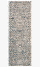 Loloi II Teagan Collection - - Power Loomed Rug in Sky & Natural (TEA-04)