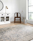 Loloi II Teagan Collection - - Power Loomed Rug in Sky & Natural (TEA-04)