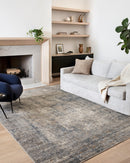 Loloi II Teagan Collection - - Power Loomed Rug in Denim & Slate (TEA-05)