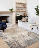 Loloi II Teagan Collection - - Power Loomed Rug in Ivory & Mist (TEA-08)