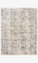 Loloi Theia Collection - Traditional Power Loomed Rug in Natural & Ocean (THE-01)