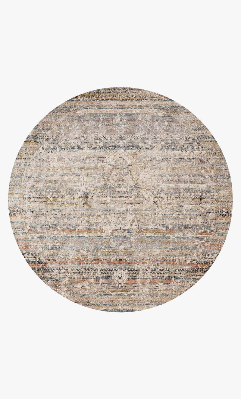 Loloi Theia Collection - Traditional Power Loomed Rug in Taupe (THE-03)