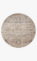Loloi Theia Collection - Traditional Power Loomed Rug in Taupe (THE-03)