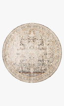 Loloi Theia Collection - Traditional Power Loomed Rug in Taupe & Brick (THE-05)