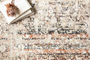 Loloi Theia Collection - Traditional Power Loomed Rug in Taupe & Brick (THE-05)