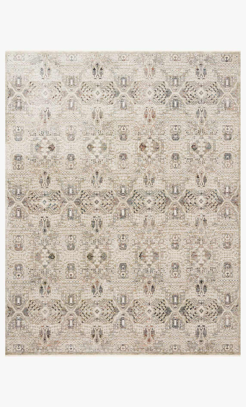 Loloi Theia Collection - Traditional Power Loomed Rug in Granite & Ivory (THE-06)