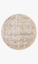 Loloi Theia Collection - Traditional Power Loomed Rug in Natural & Rust (THE-07)